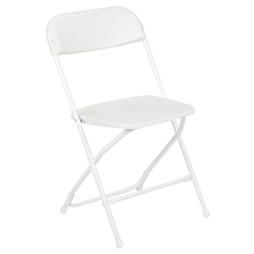 Indoor/Outdoor White folding chair